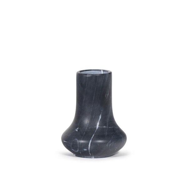 Jasper Marble Vase Small (Black)